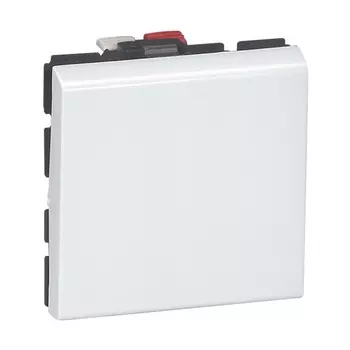 Выключатель встраиваемый LeGrand Mosaic 077010 одноклавишный белый