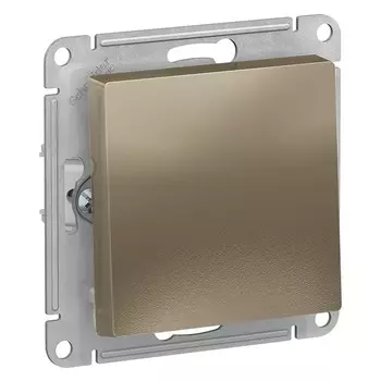 Выключатель встраиваемый Schneider Electric AtlasDesign ATN000511 одноклавишный шампань