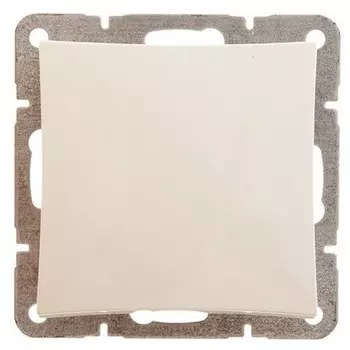 Выключатель встраиваемый Schneider Electric Дуэт WDE000211 одноклавишный бежевый