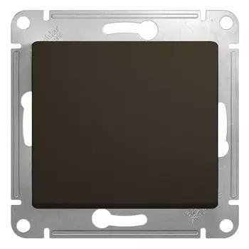 Выключатель встраиваемый Schneider Electric Glossa GSL000811 одноклавишный шоколад