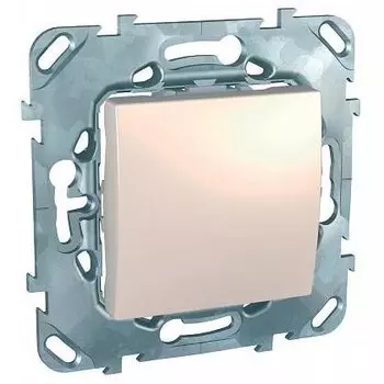 Выключатель встраиваемый Schneider Electric Unica MGU5.201.25ZD одноклавишный бежевый