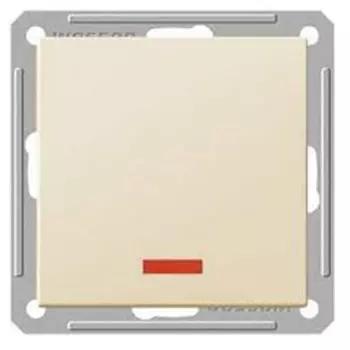 Выключатель встраиваемый Schneider Electric W59 VS116-153-2-86 одноклавишный с индикатором слоновая кость