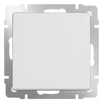 Выключатель встраиваемый Werkel WL01-SW-1G одноклавишный белый