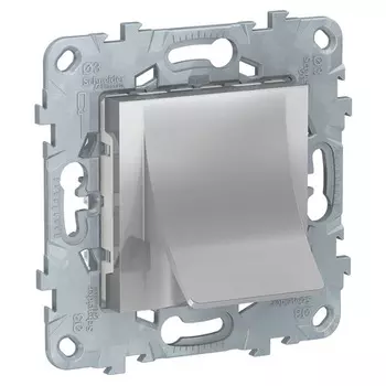 Вывод для кабеля Schneider Unica New алюминий NU586230 Dом до 12 мм