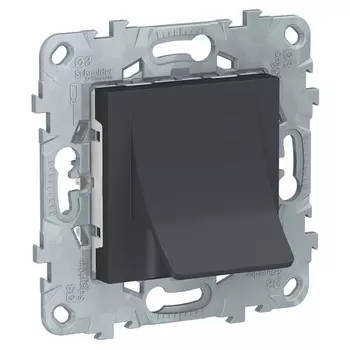 Вывод для кабеля Schneider Unica New антрацит NU586254 Dом до 12 мм