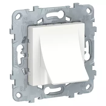 Вывод для кабеля Schneider Unica New белый NU586218 Dом до 12 мм
