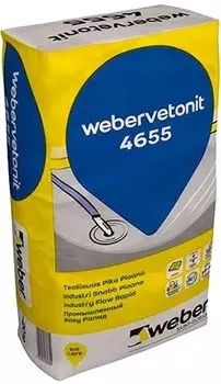 Weber.Vetonit 4655, 20 кг, Наливной пол промышленный высокопрочный