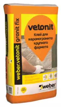 Weber.Vetonit Granit Fix, 25 кг, Клей для керамогранита