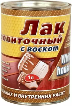 White House, 1 л, Лак для дерева пропиточный с воском дуб