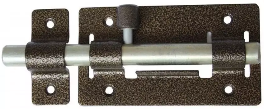 Задвижка дверная Tech-Krep 138878 бронза 108 мм