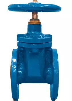 Задвижка запорная чугунная КНР 30ч39р Ду100 Ру16