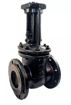 Задвижка запорная чугунная ЛМЗ 30ч906бр под электропривод Ду80 Ру16