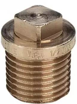 Заглушка бронзовая Viega 3/4" наружная резьба