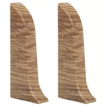 Заглушка для плинтуса левая и правая Осина Европейская 55 мм 2 шт