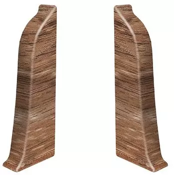 Заглушка для плинтуса ПВХ Aberhof 2423 Вяз левая и правая 2 штуки