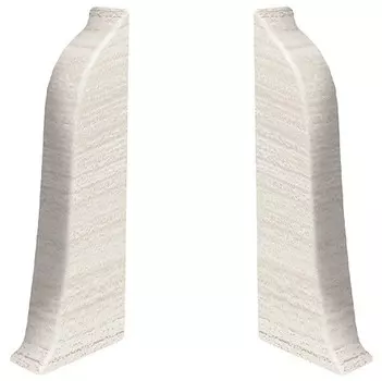 Заглушка для плинтуса ПВХ Aberhof 2745 Дуб Аляска левая и правая 2 штуки