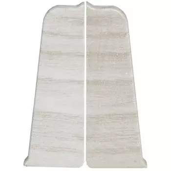 Заглушка для плинтуса ПВХ Arbiton Indo 19 дуб Онтарио левая и правая 2 шт