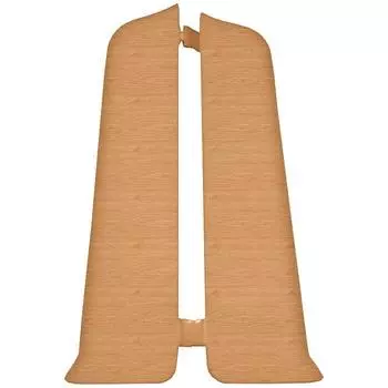 Заглушка для плинтуса ПВХ Ideal Элит Е67 204 Дуб Имперский левая и правая 2 штуки