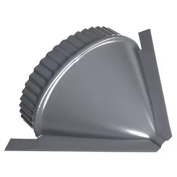 Заглушка конусная для полукруглого конька Grand Line Pe Ral 9006