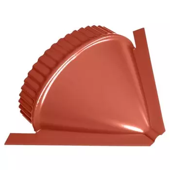 Заглушка конусная для полукруглого конька Grand Line Quarzit lite RR29