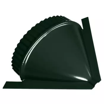 Заглушка конусная для полукруглого малого конька Grand Line Pe RR11