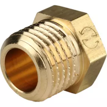 Заглушка латунная 1/4″ наружная резьба