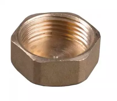 Заглушка латунная 3/4″ внутренняя резьба
