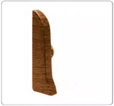 Заглушка левая Идеал Макси под цвет плинтуса 85 мм