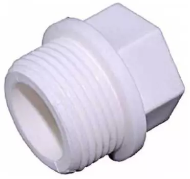 Заглушка полипропиленовая резьбовая CTM D20х1/2'' наружная резьба