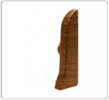 Заглушка правая Ideal Макси под цвет плинтуса 85 мм