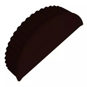 Заглушка торцевая для полукруглого конька Grand Line Atlas RR 32