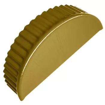 Заглушка торцевая для полукруглого конька Grand Line Pe Ral 1018