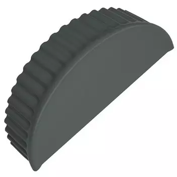 Заглушка торцевая для полукруглого конька Grand Line Pe Ral 7005