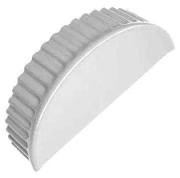 Заглушка торцевая для полукруглого конька Grand Line Pe Ral 9003