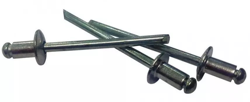 Заклепка вытяжная сталь/сталь 4х10 мм 100 шт