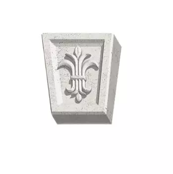 Замковый камень White Hills Тиволи 730-03 белый