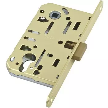 Замок межкомнатный AGB Mediana Polaris B06103 латунь