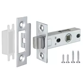 Защелка врезная межкомнатная Punto L45-8 CP хром