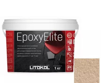 Затирка эпоксидная для швов Litokol Epoxyelite E.09 песочная 1 кг
