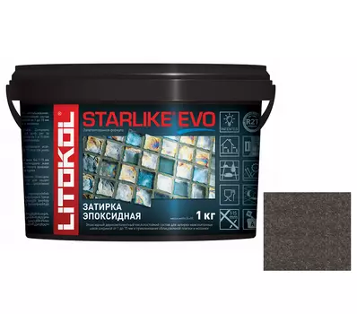 Затирка эпоксидная для швов Litokol Starlike Evo S.235 Caffe 1 кг