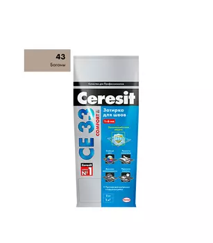 Затирка Ceresit СЕ 33 43 багама бежевая 5 кг