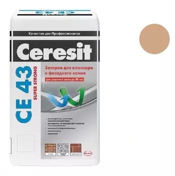 Затирка для швов Ceresit CE 43 карамель 25кг