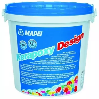 Затирка Mapei Kerapoxy Design N.745 / Мапеи Керапокси неро плюс 3 кг