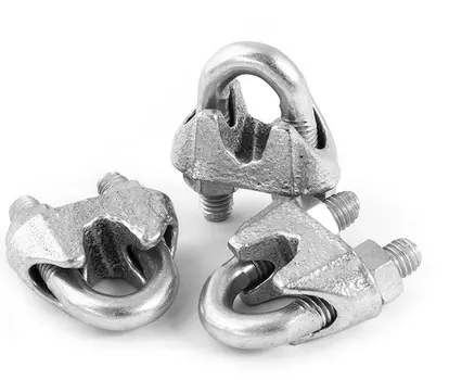 Зажим для стальных канатов DIN 741 D4 мм 20 шт