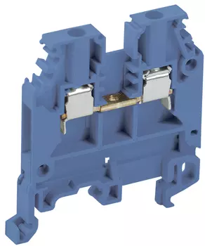 Зажим наборный IEK YZN10-002-K07 ЗНИ-2,5 мм2 синий