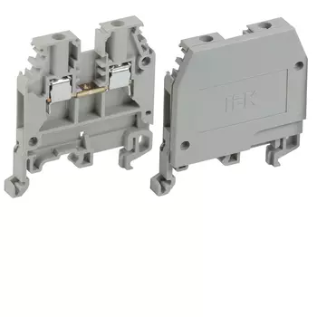 Зажим наборный IEK ЗНИ-2,5мм2 JXB24А серый