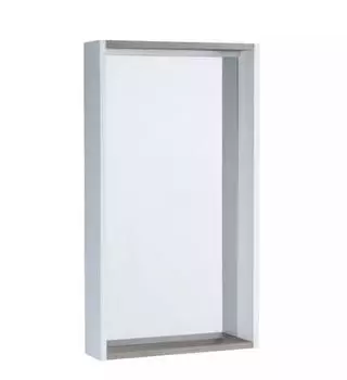 Зеркальный шкаф Акватон Бэлла 46 белый джара