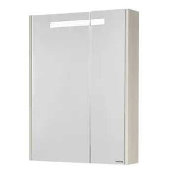 Зеркальный шкаф AQUATON Верди 600х810 мм белый/ясень с подсветкой