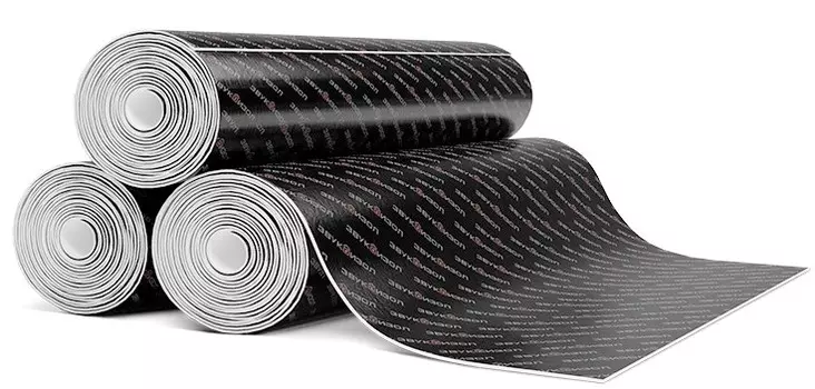 Звукоизол 4.5 мм, 1х15 м, Гидро-звукоизоляция под стяжку рулон