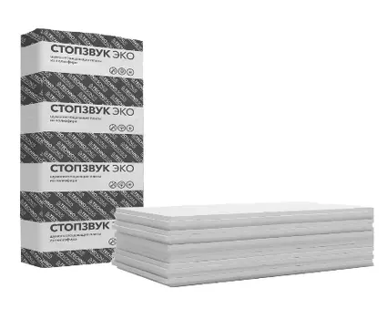 Звукоизоляция СтопЗвук Эко Слим 1200х600х20 15 шт